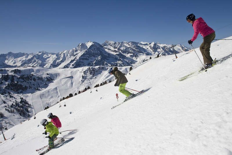 Skifahren mit der Familie im Zillertal Tirol