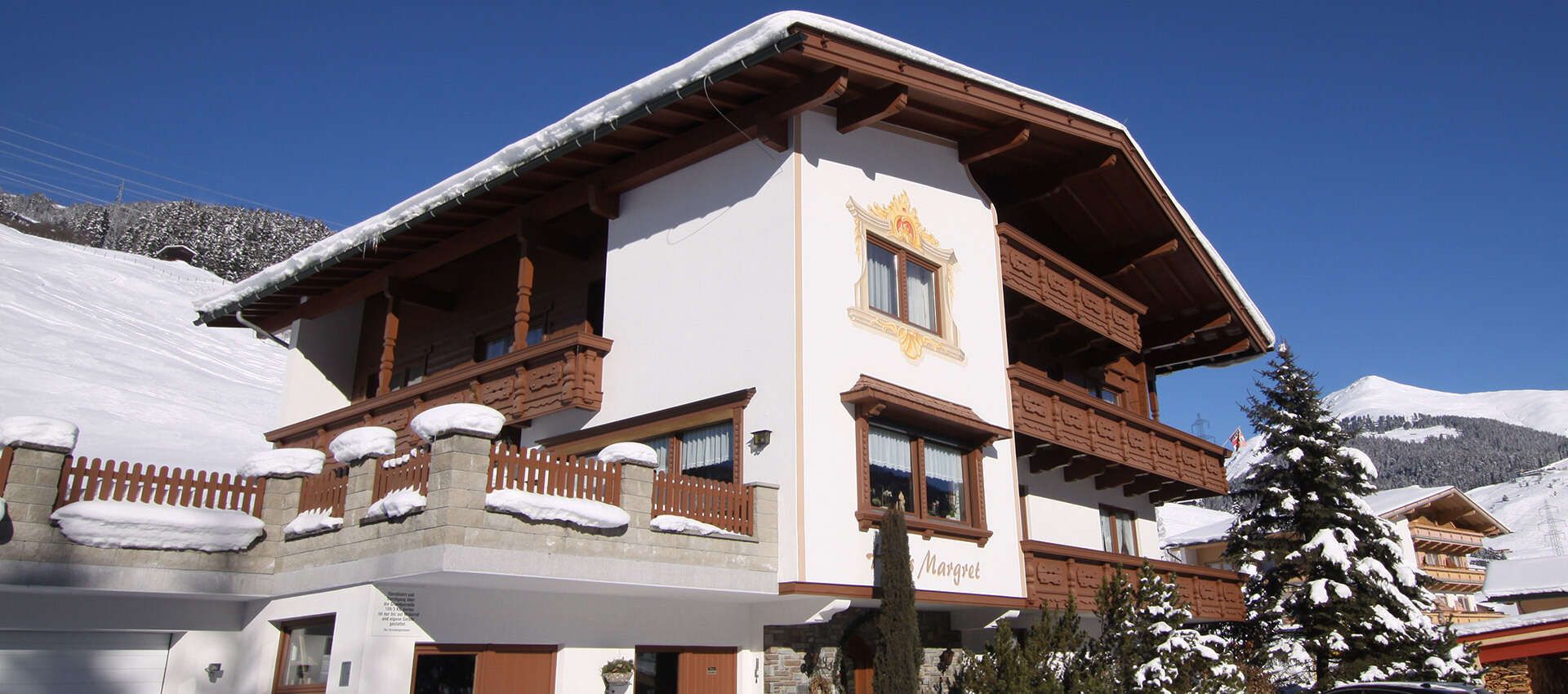 Haus Margret im Winter in Gerlos, Zillertal in Tirol