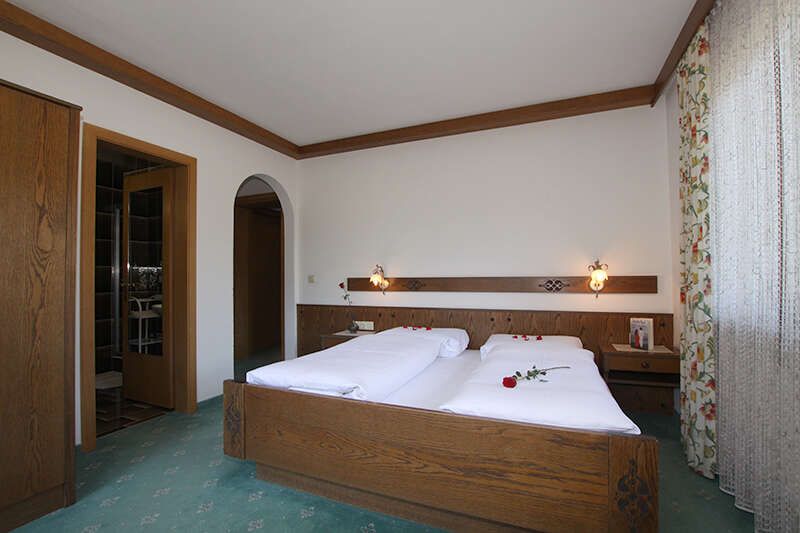 Schlafzimmer im Appartement 2 im Haus Margret in Gerlos